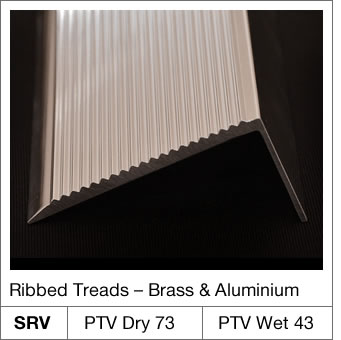 Ribbed Treads – Brass & Aluminium