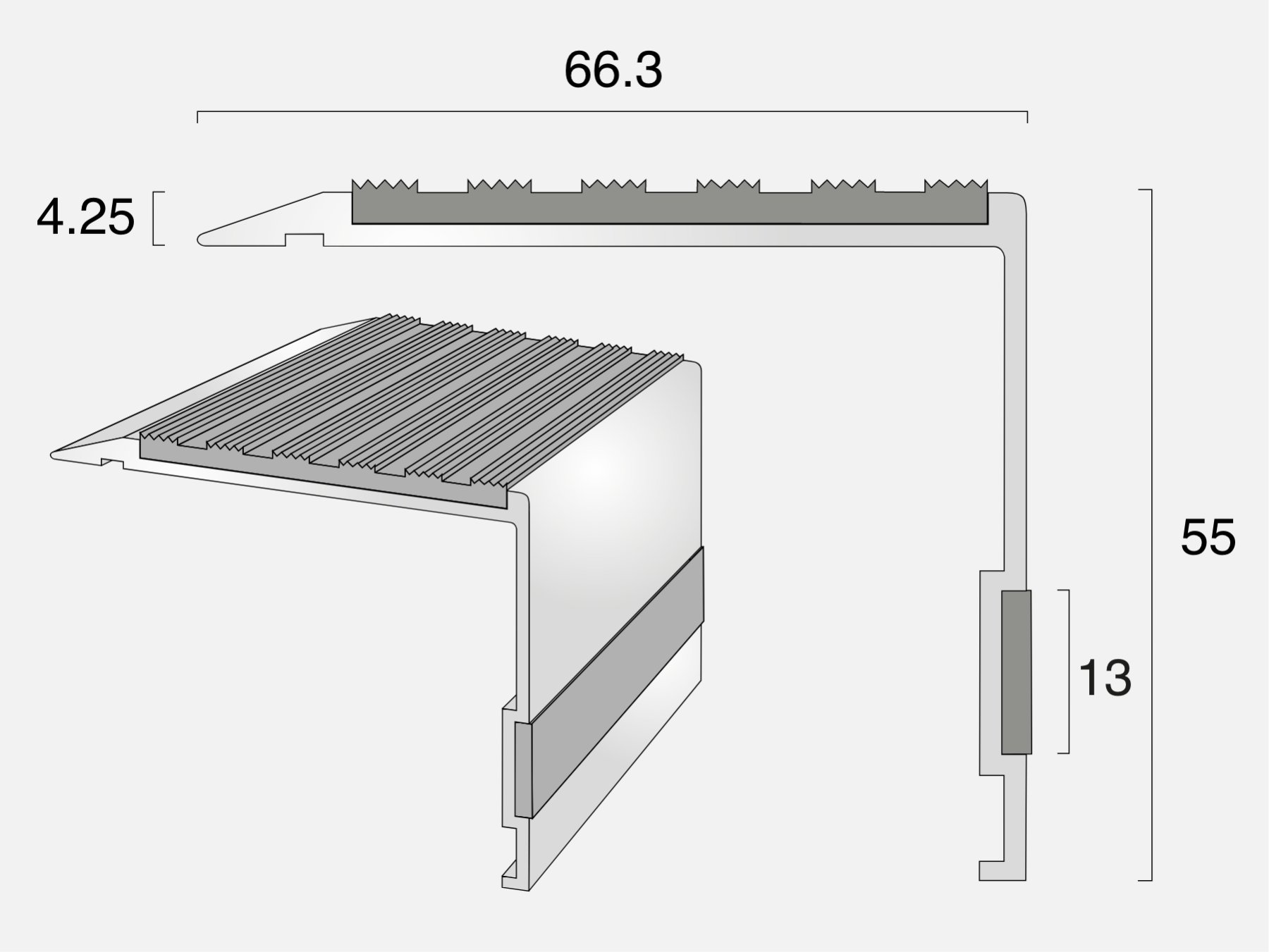 AN15/55/13 Square Back