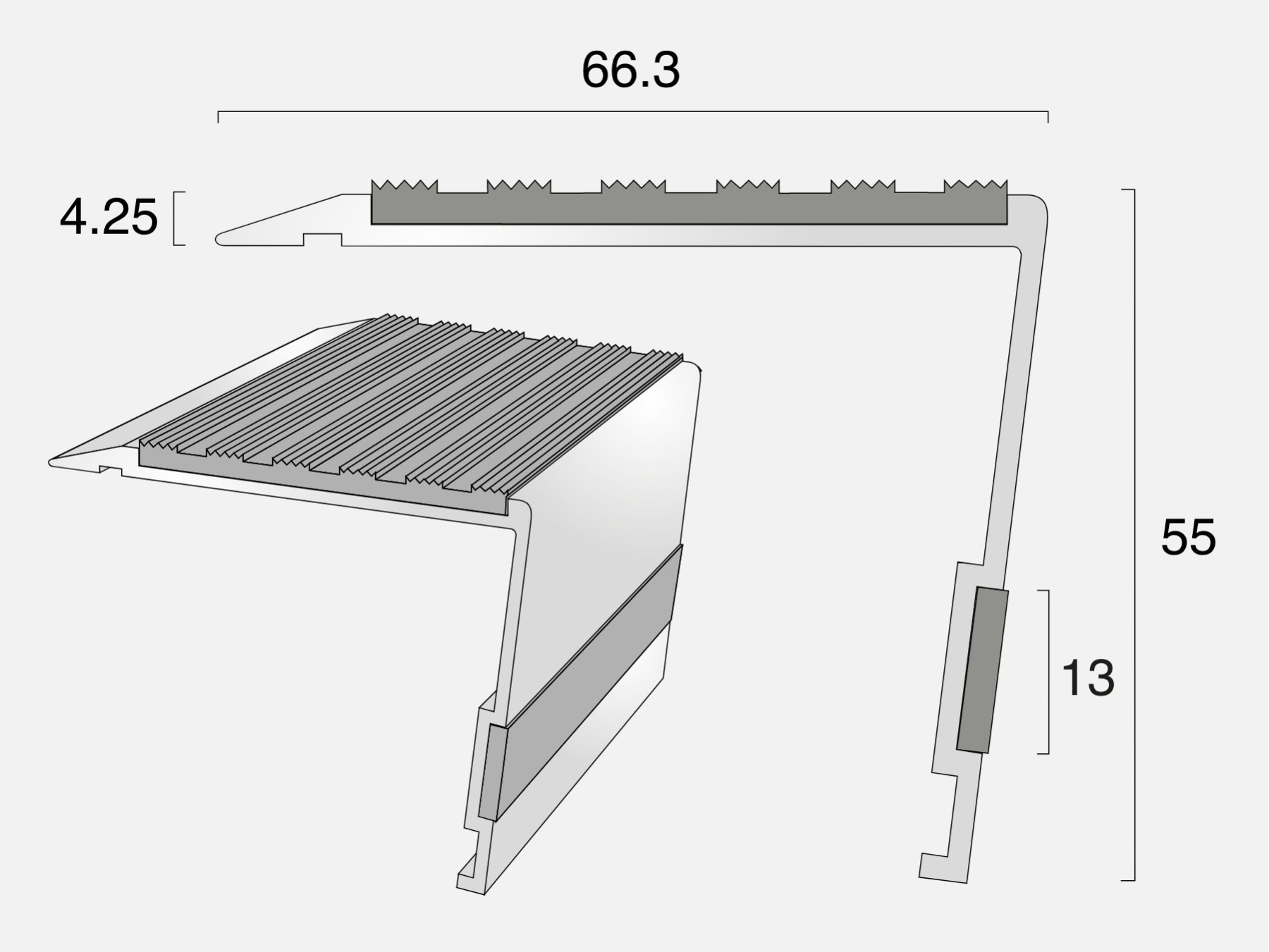 AN15/55/13R Rake  Back