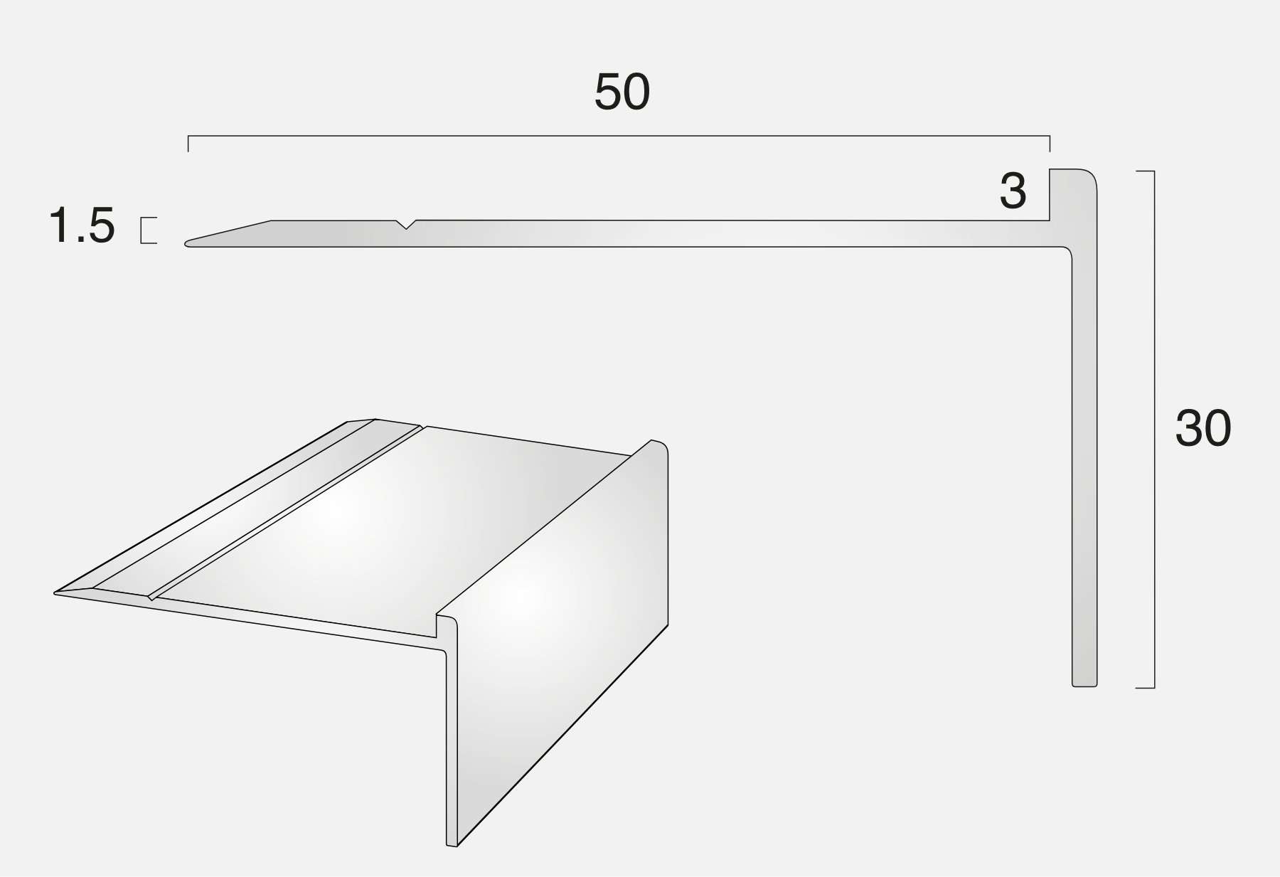 AN20/3 Square Back 2750mm