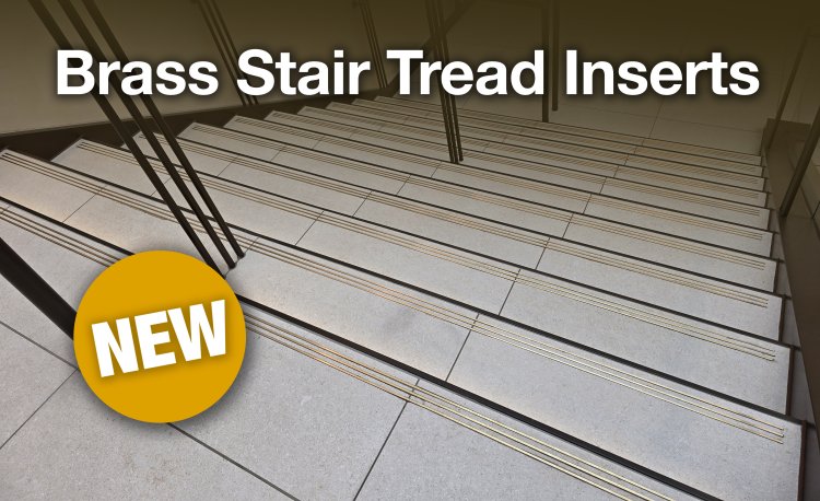 Brass Stair Tread Inserts